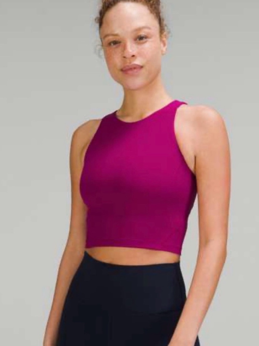 Lululemon High-Neck Align Tank in Magenta Size 6